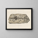 Recherches sur les poissons fossiles - Louis Agassiz — gerahmtes Bild an der Wand
