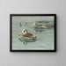 Enten mit rosa Ohren - Louis Agassiz Fuertes — gerahmtes Bild an der Wand