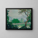 Garten in der Nähe von Étretat - Louis Anquetin — gerahmtes Bild an der Wand