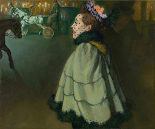 Louis Anquetin - Woman at the Champslyses by night.webp