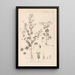 Herbier de la flore française Pl0076 - Louis Antoine Cusin — gerahmtes Bild an der Wand