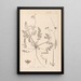Herbier de la flore française Pl0087 - Louis Antoine Cusin — gerahmtes Bild an der Wand