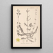 Herbier de la flore française Pl0109 - Louis Antoine Cusin — gerahmtes Bild an der Wand