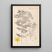 Herbier de la flore française Pl0116 - Louis Antoine Cusin — gerahmtes Bild an der Wand