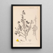 Herbier de la flore française Pl0171 - Louis Antoine Cusin — gerahmtes Bild an der Wand