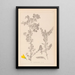 Herbier de la flore française Pl0190 - Louis Antoine Cusin — gerahmtes Bild an der Wand