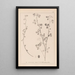 Herbier de la flore française Pl0274 - Louis Antoine Cusin — gerahmtes Bild an der Wand