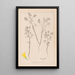 Herbier de la flore française Pl0300 - Louis Antoine Cusin — gerahmtes Bild an der Wand