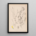 Herbier de la flore française Pl0310 - Louis Antoine Cusin — gerahmtes Bild an der Wand