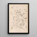 Herbier de la flore française Pl0358 - Louis Antoine Cusin — gerahmtes Bild an der Wand
