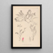 Herbier de la flore française Pl0427 - Louis Antoine Cusin — gerahmtes Bild an der Wand
