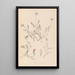 Herbier de la flore française Pl0429 - Louis Antoine Cusin — gerahmtes Bild an der Wand
