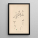 Herbier de la flore française Pl0433 - Louis Antoine Cusin — gerahmtes Bild an der Wand