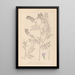 Herbier de la flore française Pl0438 - Louis Antoine Cusin — gerahmtes Bild an der Wand