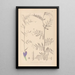 Herbier de la flore française Pl0446 - Louis Antoine Cusin — gerahmtes Bild an der Wand