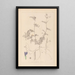 Herbier de la flore française Pl0452 - Louis Antoine Cusin — gerahmtes Bild an der Wand