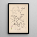 Herbier de la flore française Pl0480 - Louis Antoine Cusin — gerahmtes Bild an der Wand