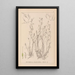 Herbier de la flore française Pl1092 - Louis Antoine Cusin — gerahmtes Bild an der Wand