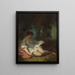 Des Leser in einem Park - Louis Antoine Estachon — gerahmtes Bild an der Wand