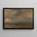 Die Nordsee in Blankenberge - Louis Artan — gerahmtes Bild an der Wand