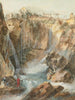 Vue des cascades de Tivoli avec pêcheurs et touristes - Louis Bélanger — Ansicht des Kunstwerks