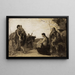 Die Familie nach Moreau de Tours - Louis Boutet de Monvel — gerahmtes Bild an der Wand