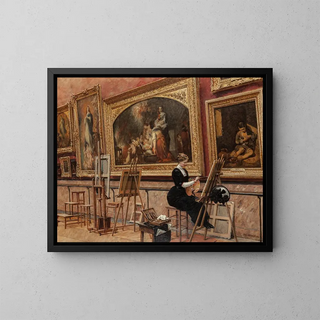Louis Broud - Au Muse du Louvre  les Murillo.webp