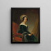 Dame im Turban oder Porträt von Madame Moritz Koenigswarter und Cécilia Wertheimer - Louis Camille Muraton — gerahmtes Bild an der Wand