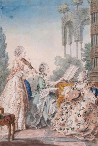 Louis Carrogis Carmontelle - Les trois filles du compositeur Royer.webp
