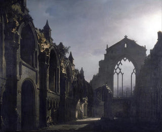 Louis Daguerre - The Ruins of Holyrood Chapel.webp
