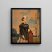Portrait von Bertha Annie Carter - Louis Eyth — gerahmtes Bild an der Wand