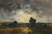 Figuren in einem Feld unter einem Gewitterhimmel - Louis François Victor Watelin — Ansicht des Kunstwerks