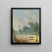 Zwei Ansichten des Parks von Saint-Cloud - Louis Gabriel Moreau — gerahmtes Bild an der Wand