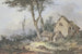 Landschaft mit verfallenem Bauernhof - Louis Gabriel Moreau — Ansicht des Kunstwerks