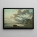 Meereslandschaft - Louis Gabriel Moreau — gerahmtes Bild an der Wand