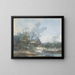 Bergère près d'une cascade - Louis Gabriel Moreau — gerahmtes Bild an der Wand