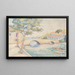 Le pont - Louis Gaidan — gerahmtes Bild an der Wand