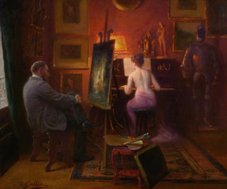 Louis Galliac - The Artists Model.webp