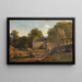 Studie einer Tiroler Landschaft - Louis Gurlitt — gerahmtes Bild an der Wand