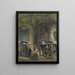 Salle du Trésor de Gand à Londres - Louis Haghe — gerahmtes Bild an der Wand