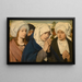 Die heiligen Frauen auf dem Weg nach Golgatha - Louis Hendrix — gerahmtes Bild an der Wand