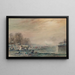 Les Fortifications - Louis Henri Foreau — gerahmtes Bild an der Wand