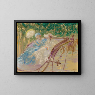 Louis Icart - Deux lgantes en calche.webp