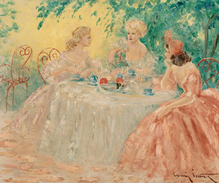 Vertraute geteilte - Louis Icart — Ansicht des Kunstwerks