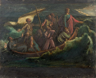 Louis Janmot - Jesus in the storm on the Galilee sea.webp