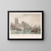 Neues Palace of Westminster - Louis Jules Arnout — gerahmtes Bild an der Wand