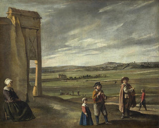 Landschaft mit Bauern - Louis Le Nain — Ansicht des Kunstwerks