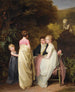 Gespräch in einem Park - Louis Léopold Boilly — Ansicht des Kunstwerks