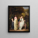 Gespräch in einem Park - Louis Léopold Boilly — gerahmtes Bild an der Wand