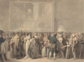 Louis Lopold Boilly - The Public In The Salon Of The Louvre Viewing The Painting Of The sacre.webp